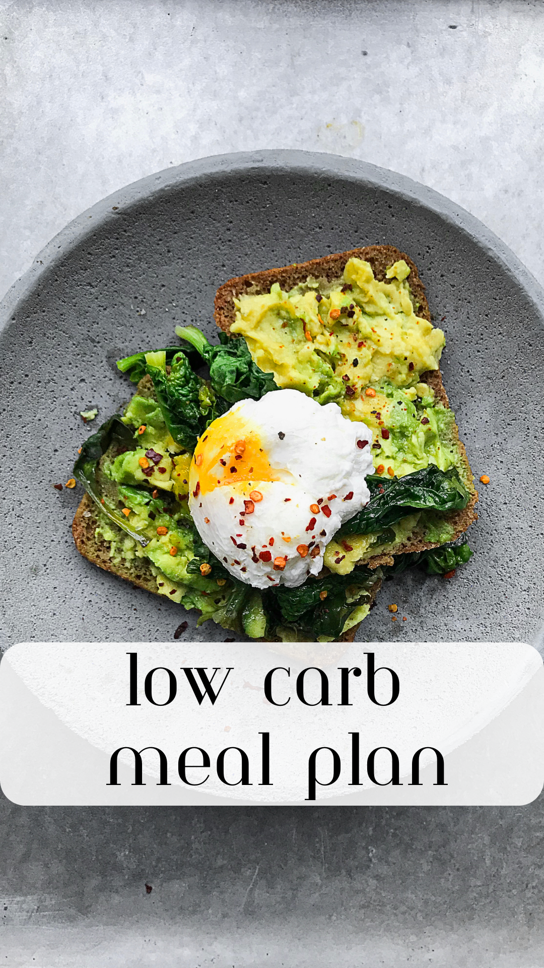 Low Carbohydrate Meal Guide