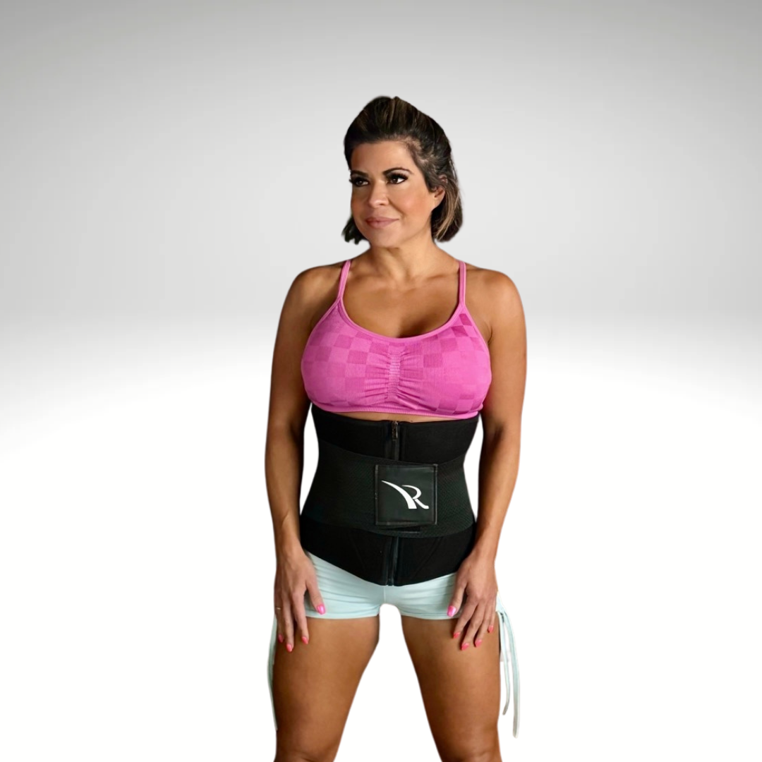 Waist Trainer Black+sweat stick free