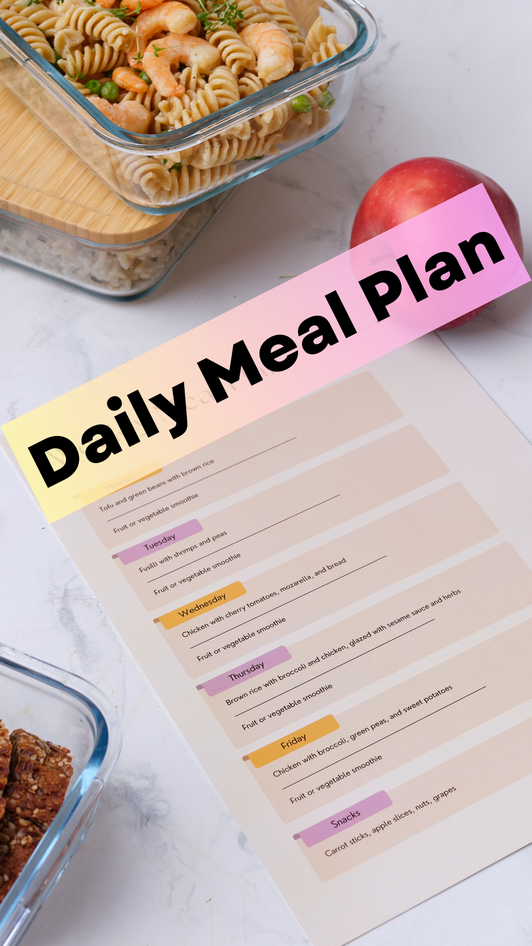 Custom Meal Plan